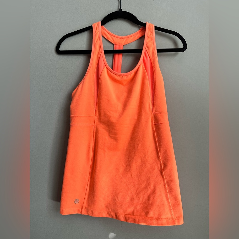 Athleta Vibrant Orange Workout Tank